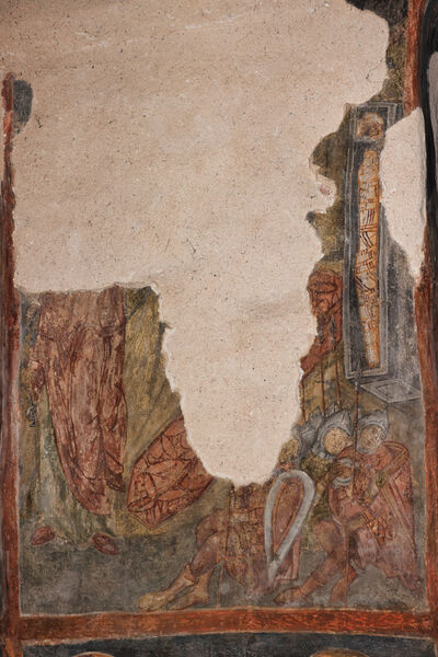 Myrrh-bearers at Christ's tomb
