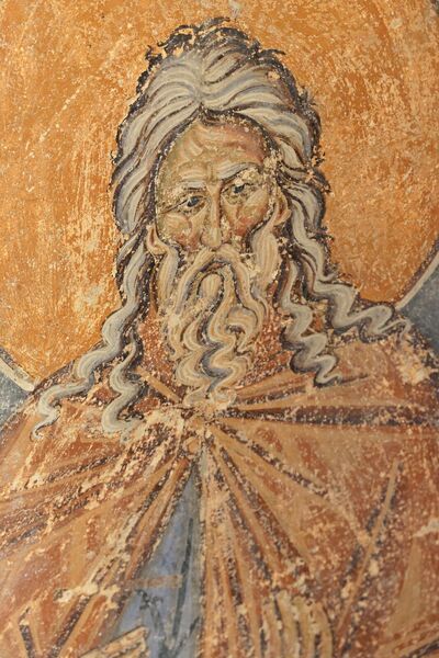 St. Daniel the Stylite, detail