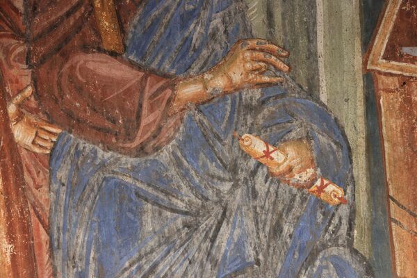 Healing of the paralytic, detail