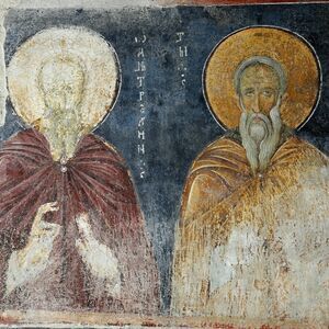 St. John the Silent (Hesychast) and St. Hilarion