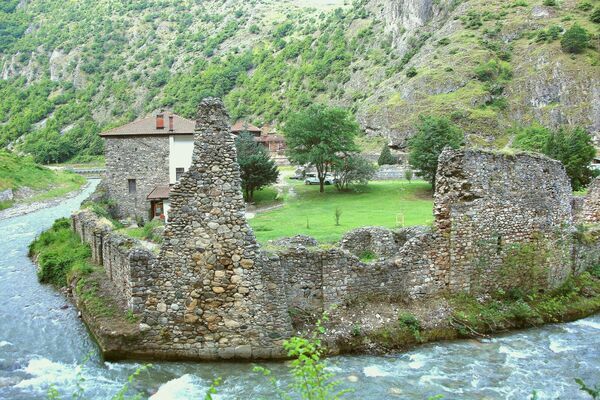 Northeast Part of the Monastery and the Remnants of Fortification Walls