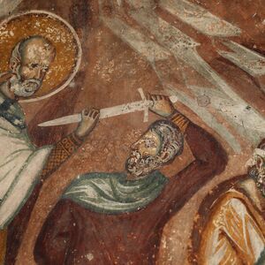 St. Nicholas Saves Three Men from Death, detail