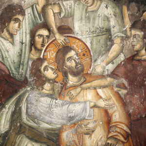 Betrayal of Judas, detail