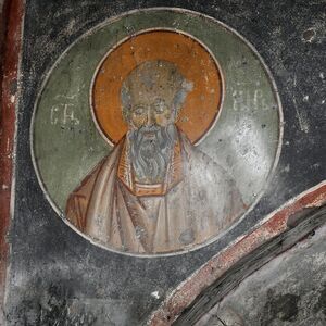 St. Kyros, in medallion