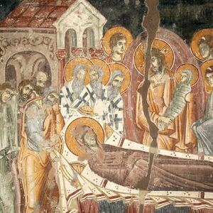 Dormition of the Virgin, detail