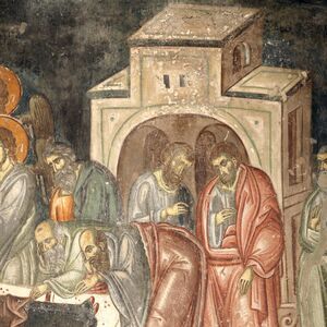 Dormition of the Virgin, detail