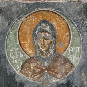 St. Ephraim the Syrian in medallion