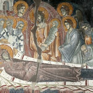 Dormition of the Virgin, detail