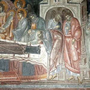 Dormition of the Virgin, detail