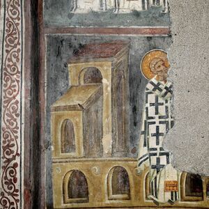 Vision of St. Peter of Alexandria, detail