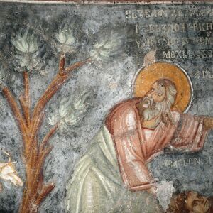 Sacrifice of Abraham, detail