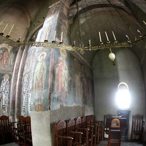 View of the northern choir