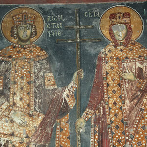 St. Constantine and St. Helena, detail