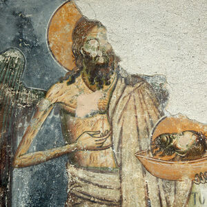 St. John the Baptist, detail