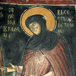 Serbian Queen Jelena as a nun, detail