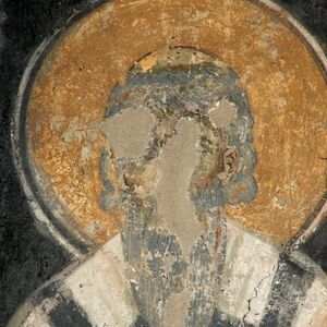 Serbian archbishop  St.Eustathios I, detail