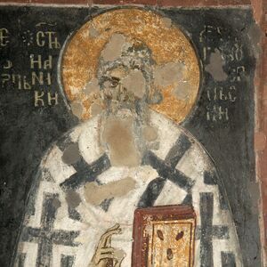 Serbian archbishop  St. Ioannikios I, detail