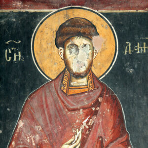 St. Damianos, detail