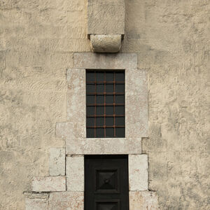 Entrance and window of the northern choir