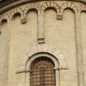 View of the part of the altar apse