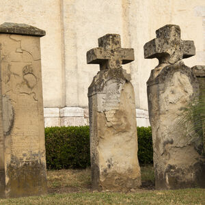 Tombstones at the church yard