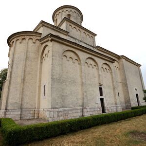 View of the church of the northeastern side