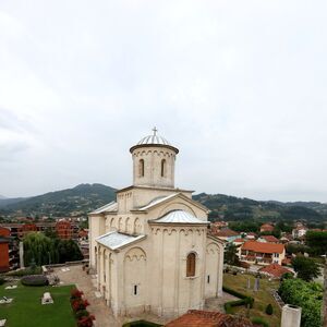 View of the church of the eastern side