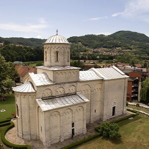 View of the church of the northeastern side