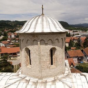 The dome of the church