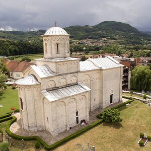 Northeastern side of the church