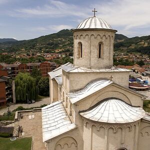 Upper zone and the roof cover of the church