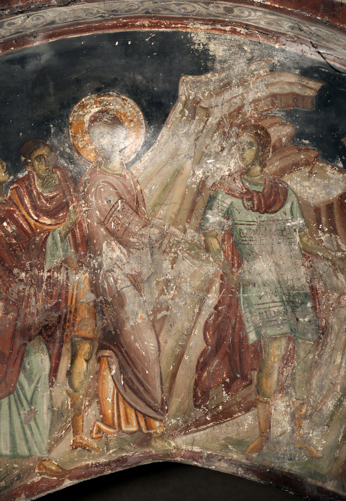 Christ Being Led to the Crucifixion, detail