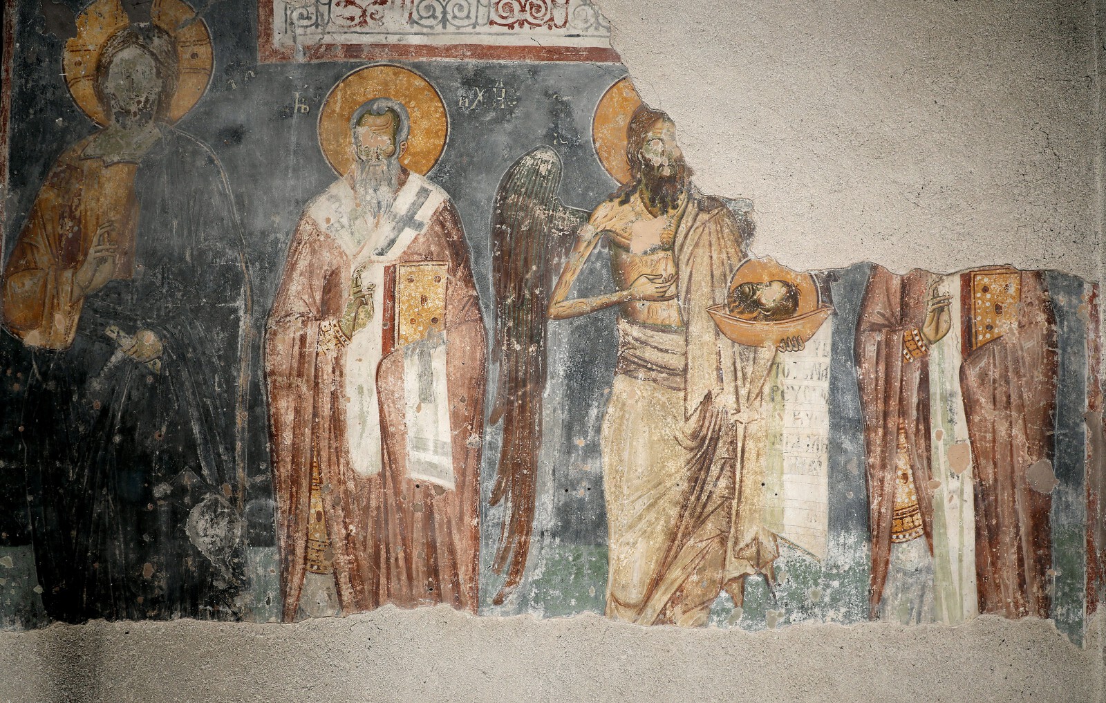 Christ, St. Achileos, St. John the Baptist and unidentified saint