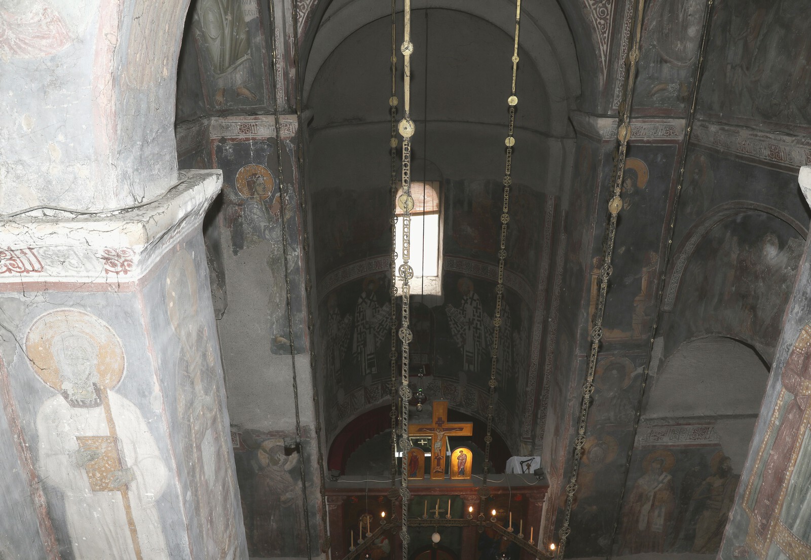 View from the nave to the sanctuary
