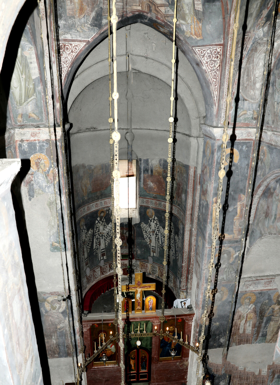 View from the nave to the sanctuary
