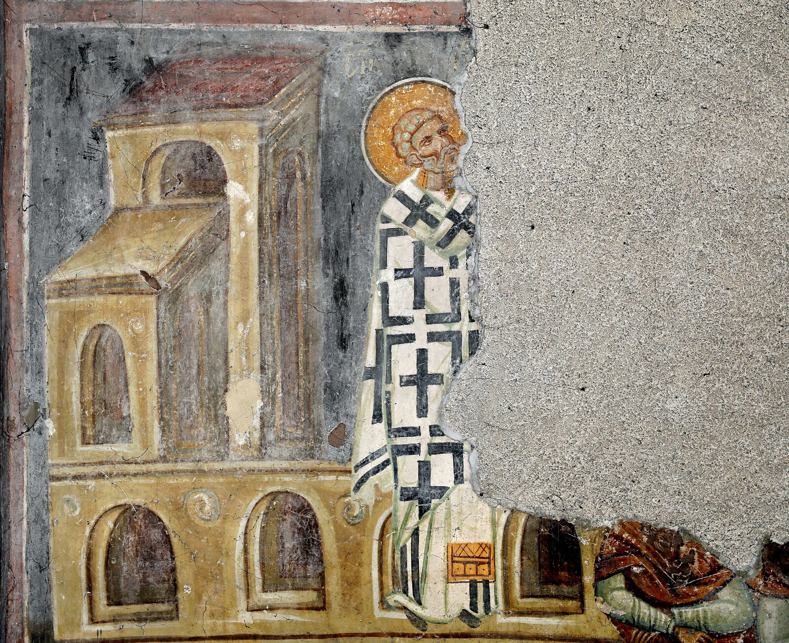 Vision of St. Peter of Alexandria, detail