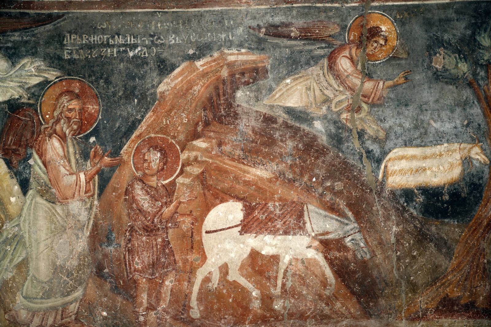 Sacrifice of Abraham, detail
