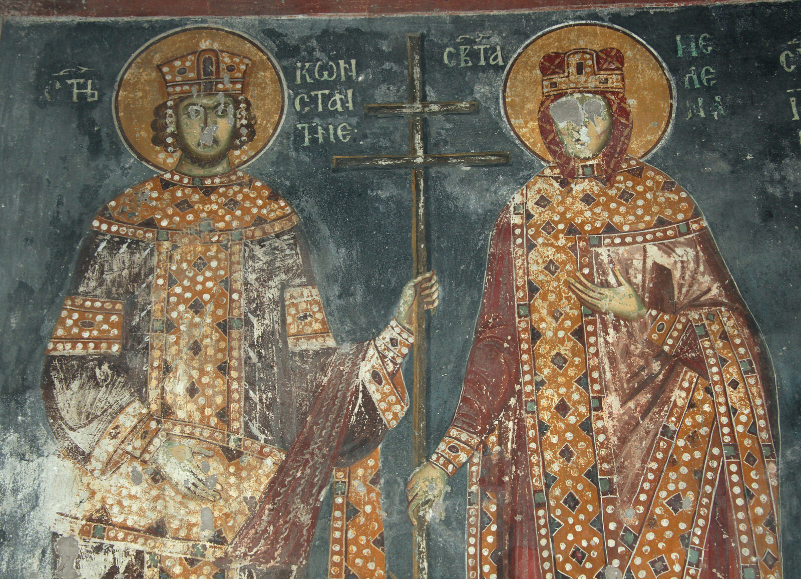 St. Constantine and St. Helena, detail