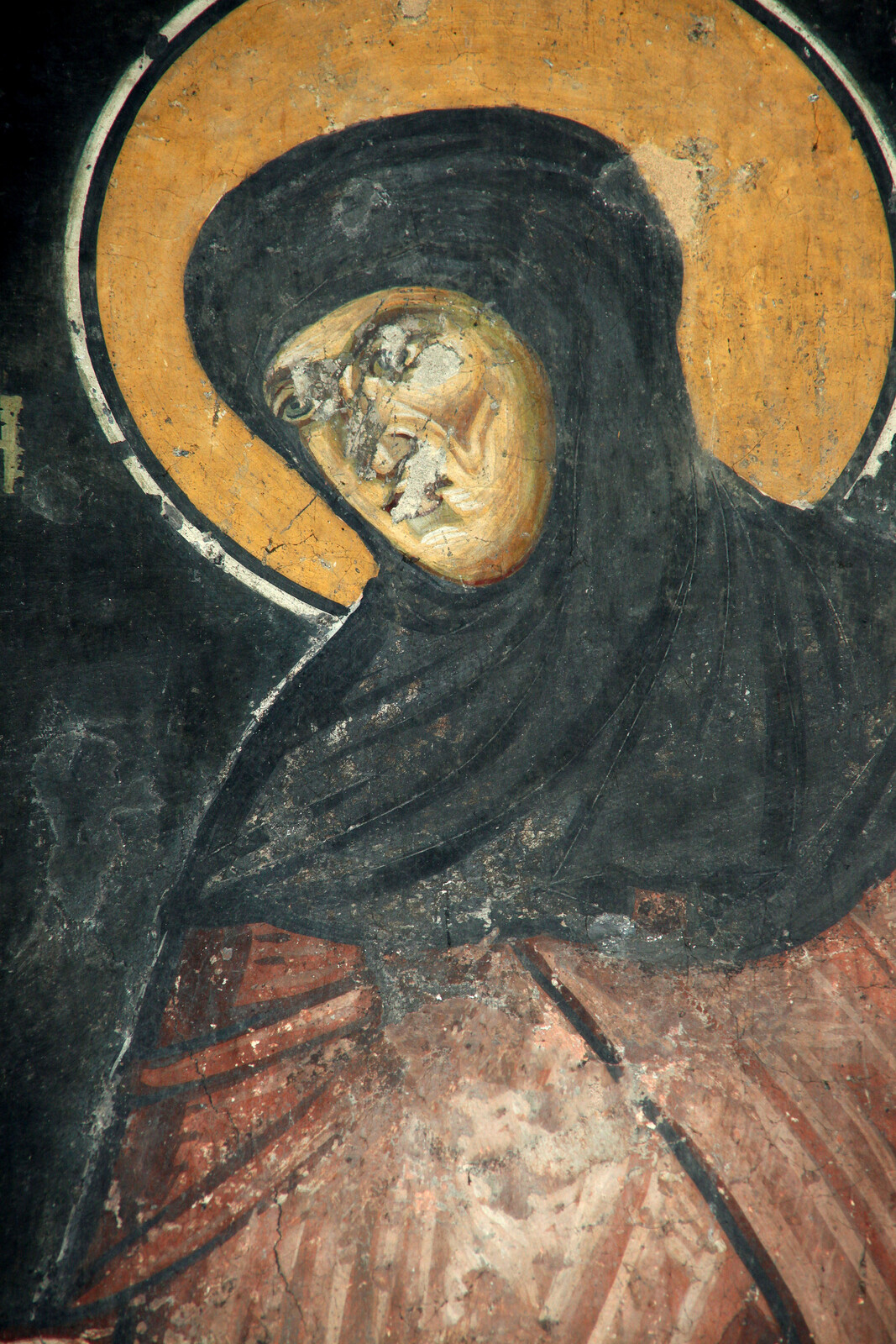 Serbian Queen Jelena as a nun, detail