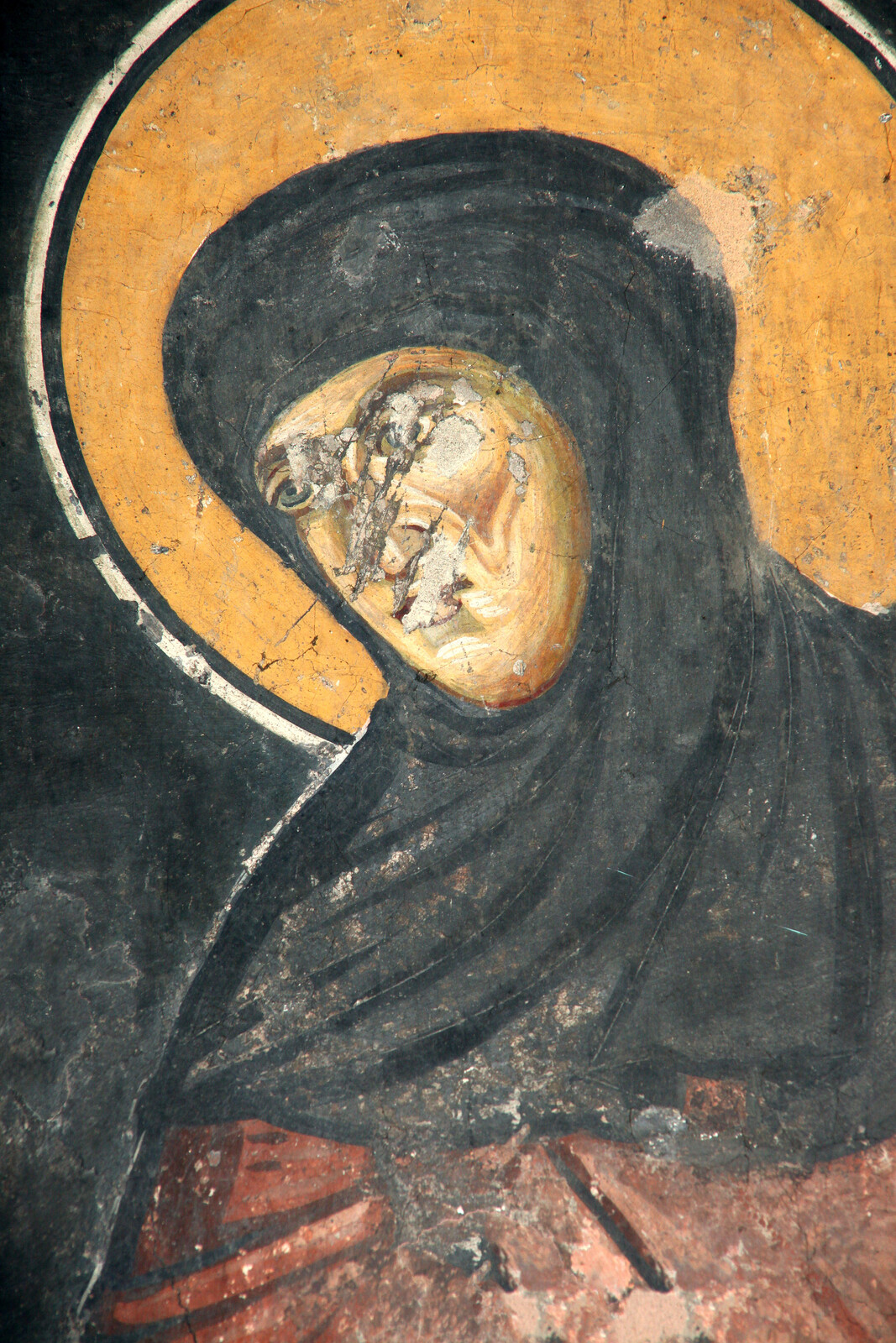 Serbian Queen Jelena as a nun, detail