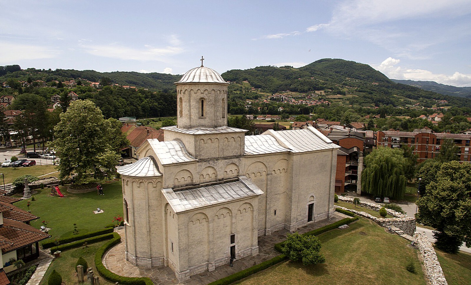 View of the church of the northeastern side