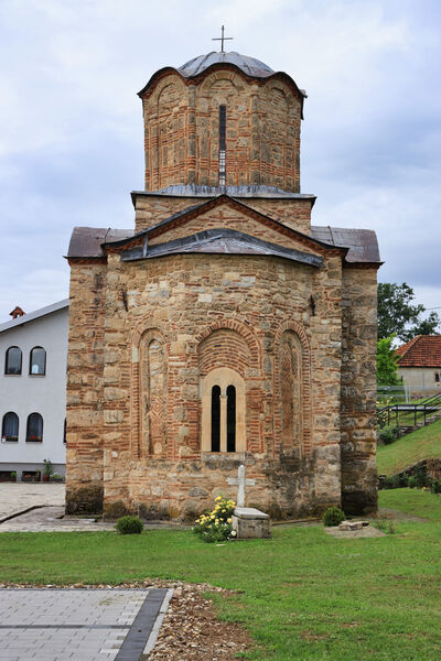 East side of the church