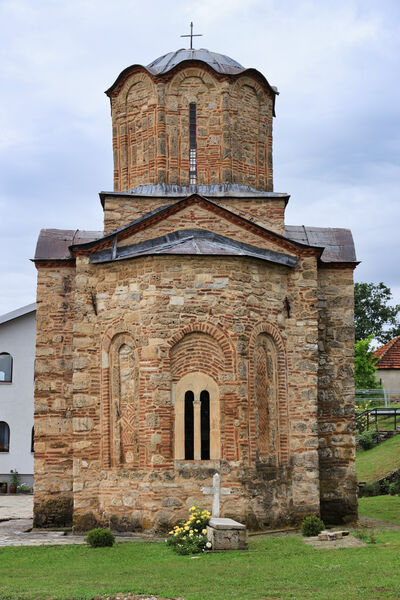 East side of the church