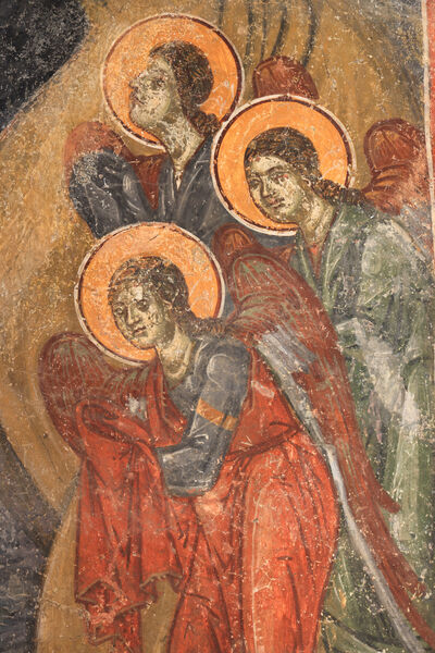 Baptism of Christ, detail
