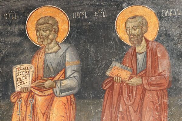 Holy apostles Peter and Paul, detail