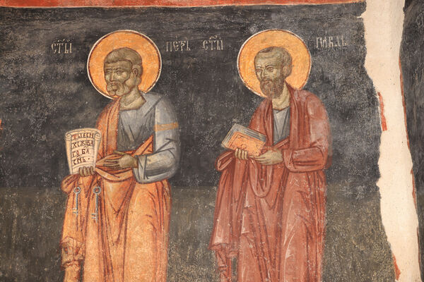 Св. апостоли Петар и Павле, детаљ