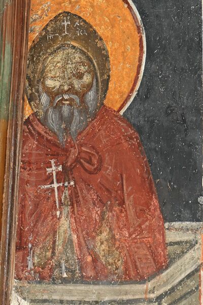 St. Daniel the Stylite, detail