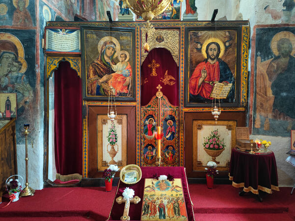 View of the iconostasis
