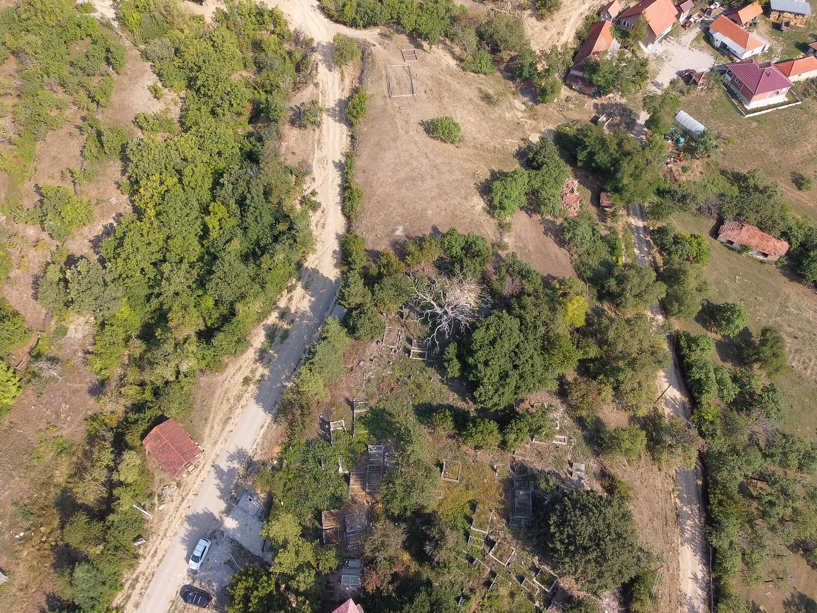 Crkolez, surrounding, drone view