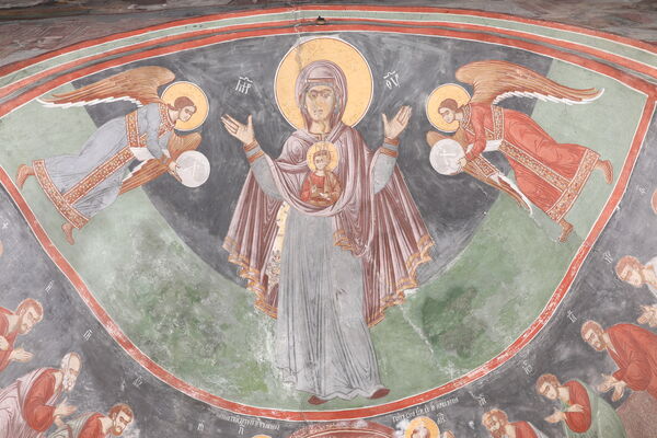 Mother of God with Infant Christ and Two Archangels